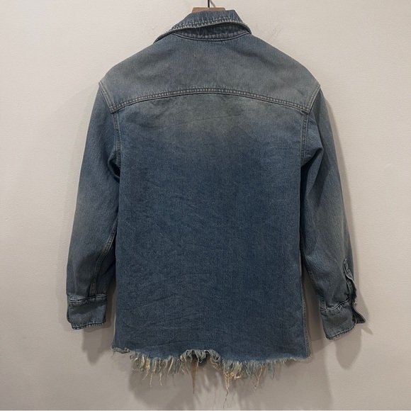 Retrofete Doreen Shirt Jacket Blue Denim size xs - Picture 11 of 14